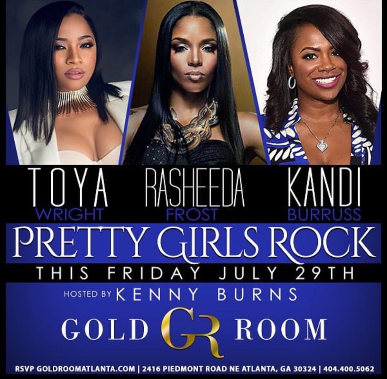 Event Pretty Girls Rock 7 29 Gold Room Atl Ga