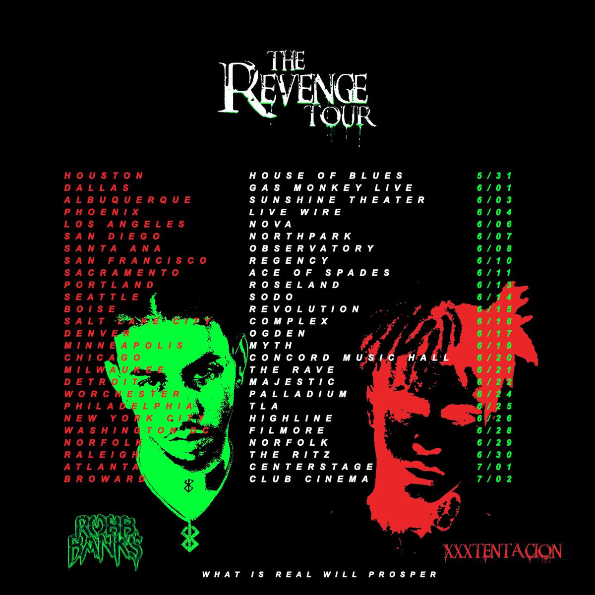 Event XXXTENTACION The Revenge (Tour)