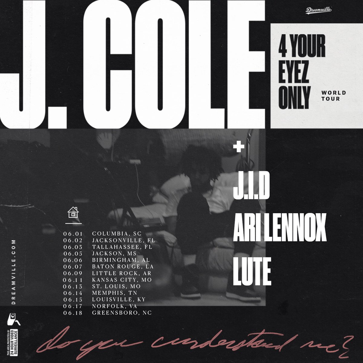 4 your eyes only j cole tour