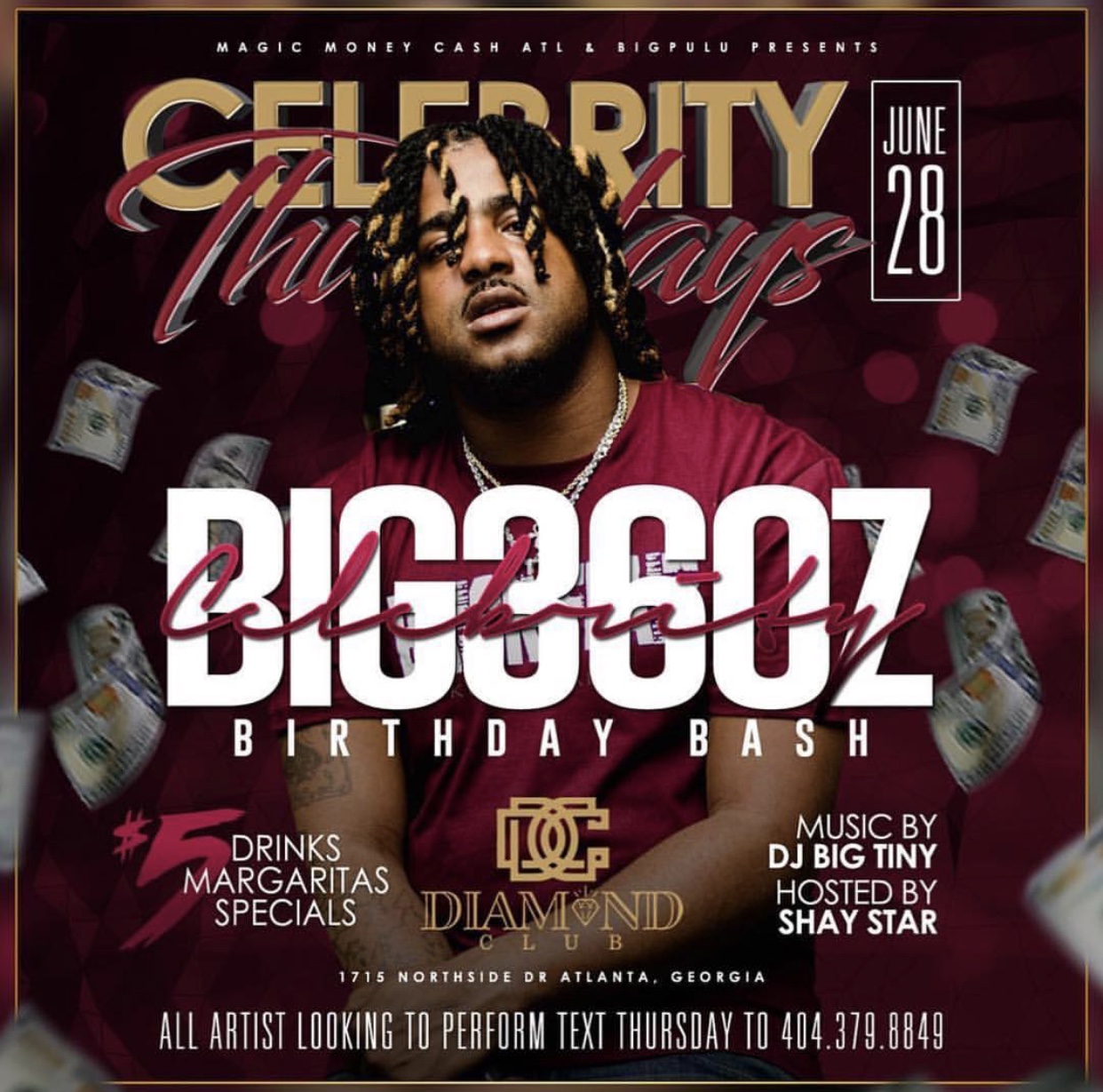 EVENT: #CelebrityThursdays 6/28 Diamond Club – ATL, GA – Schweinbeck.com