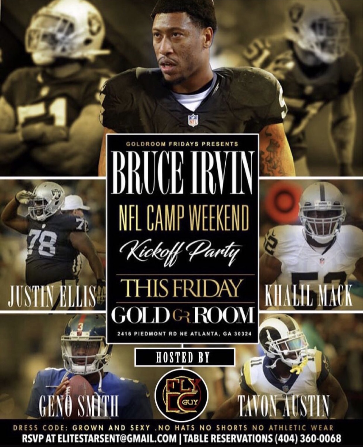 Event Nfl Camp Weekend Kickoff Party 6 29 Gold Room Atl